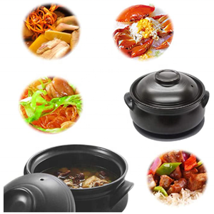 Bol en céramique coréen de qualité supérieure avec couvercle pour la cuisson de fondue, <span class=keywords><strong>dolsot</strong></span>, <span class=keywords><strong>bibimbap</strong></span> et de soupes - Product Image 4