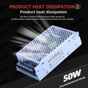 Mwish <span class=keywords><strong>S</strong></span>-50-12 50 Wát 12V 4.2A chuyển mạch cung cấp điện AC để DC dẫn lái xe cho LED Strip ánh <span class=keywords><strong>s</strong></span>áng CCTV <span class=keywords><strong>Camera</strong></span> Hệ thống an ninh - Product Image 6