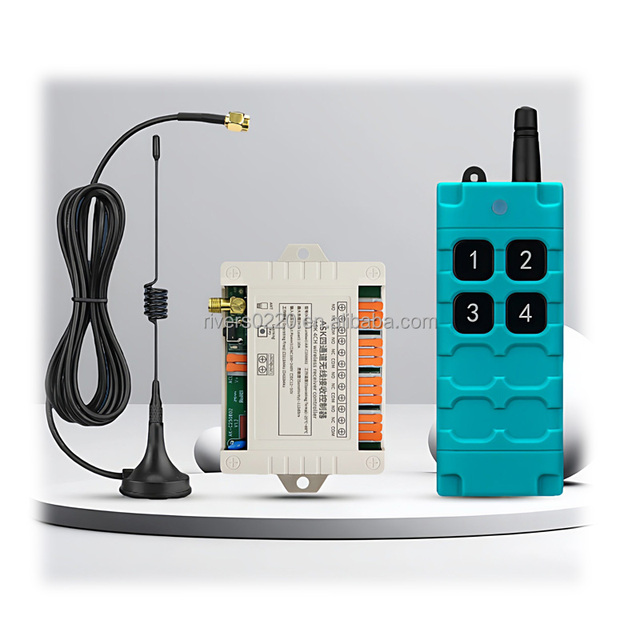 Independent MCU Programmed 4-Channel Industrial Receiver for Multi-Device Control