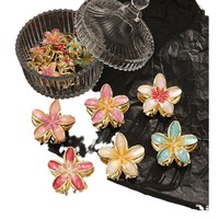 Pince à cheveux élégante en alliage de zinc, motif frangipanier/plumeria, haut de gamme, romantique, décontractée, pour femme, personnalisable