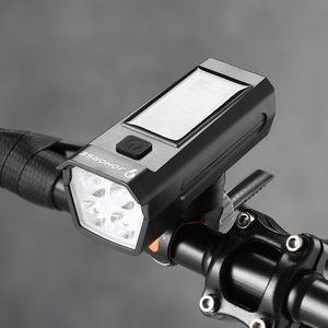 Nueva Linterna Solar de Alto Rendimiento Recargable por USB, de Iones de Litio, Portátil, 1200LM, 6 Modos, Carga Tipo-C, Bocina de 120dB, Resistente al Agua IPX4, para Bicicleta - Product Image 1