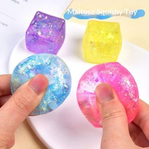Juguete Antiestrés de Maltosa de 85 Grados, con Forma de Cubos de Hielo Pequeños, de Rebote Lento, Divertido, con Diseño de Aurora y Dibujos Animados Juveniles, en Caja, Venta al por Mayor - Product Image 4