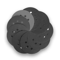 Disque abrasif en carbure de silicium de 5 à 6 pouces à fixation auto-agrippante, qualité commerciale, directement de l'usine, pour la réparation automobile