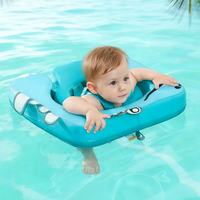 WaterDream Siège de bain non gonflable pour bébé, flotteur de piscine en PVC et mousse EPE, bouée de sécurité pour enfants, aide à la natation, utilisable en piscine et pour le bain de bébé