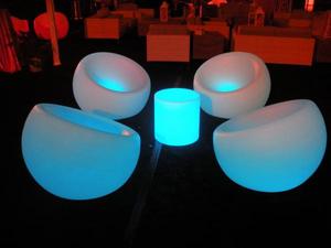 LED Outdoor Waterproof <strong>Glow</strong> Patio Furniture Hire Plastic Bar Dining Light up <strong>Chairs</strong> - Product Image 6