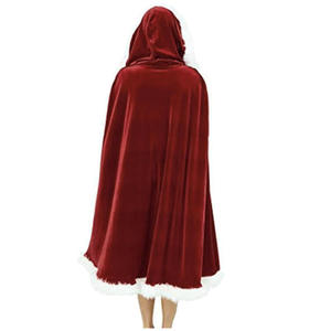 Capa de Navidad Capa para adultos Navidad para niños Santa Claus Juego de rol para hombres Fiesta de mujeres Vestido de actuación de vacaciones Cosplay - Product Image 4