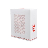 Boîte d'expédition de paquet de café de papier de carte de carton blanc mat personnalisé de 400g avec le logo