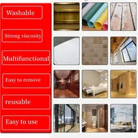 Cinta Adhesiva de PVC Nano Transparente de Doble Cara, Personalizable, 1M/2M/3M/5M, Sin Rastro, Impermeable, Lavable, para el Hogar