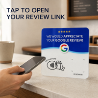 Code QR personnalisé pour Google, Instagram, Facebook, cartes NFC de révision, code QR 13,56 MHz pouvant définir un lien indépendamment, carte adhésive.