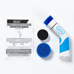 מברשת ניקוי חשמלית לכיור, בעיצוב ספוג אופנתי, למטבח ולאמבטיה, מחומר PP, עם סיבוב נירוסטה - Product Image 5