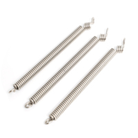 Ressorts de tension industriels personnalisés à petite bobine avec crochets doubles en acier inoxydable de forme spéciale, capacité de charge de 20 à 40 lb, fabrication en usine