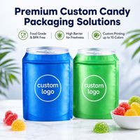 Sachets Mylar holographiques découpés à la forme avec fermeture éclair, anti-odeur, pour tabac, herbes, fleurs, aliments, avec impression de logo – 3,5g, 7g, 14g, 28g