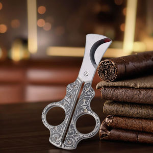 J101 JIFENG Stainless Steel Classic Sharp Blades <strong>Cigar</strong> <strong>Cutter</strong> with Custom Logo Portable for Large Ring <strong>Cigar</strong> - Product Image 1