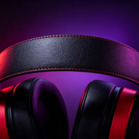 Audífonos LDON F09 Over-Ear con Cancelación Activa de Ruido (ANC), BT 5.5, Baja Latencia para Juegos, AAC, Diseño Metálico, Estéreo