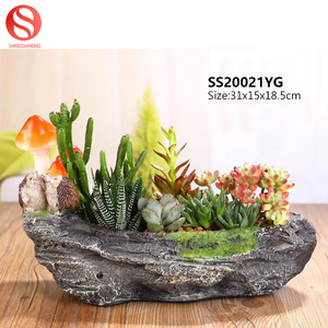 Amazon polyresin cactus planta suculenta maceta jardín <span class=keywords><strong>interior</strong></span> decoración <span class=keywords><strong>con</strong></span> música - Product Image 6