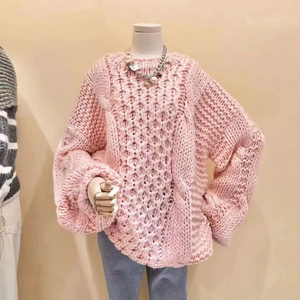 Cardigan Lavorato a Maglia con Collo Tondo e Maniche Lunghe per Donna, Personalizzabile OEM ODM - Product Image 3