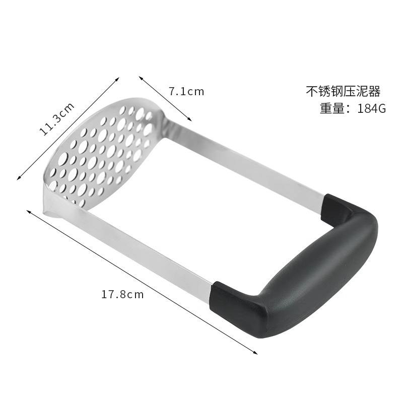 Stainless steel mud press