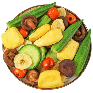 Hỗn hợp 12 loại trái cây và rau củ giòn khác nhau, bán buôn số lượng lớn trái cây và đồ ăn nhẹ sấy khô đông lạnh - Product Image 1