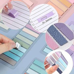 18 PCS 3600 Sheets Read Index <b>Stickers</b> PET Transparent Self-Adhesive Sticky Notes Customizable Memo Pads - Product Image 3