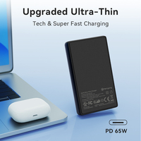 Nouveau GaN 65W CE FCC UL UKCA SAA PSE chargeur 65W PD charge rapide universel US UK EU prise USB chargeur mural de voyage adaptateur