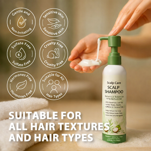 Shampoo antifongique antipelliculaire avec acide salicylique et piroctone olamine pour le soin des cuirs chevelus irrités, fabricant OEM en marque blanche - Product Image 3