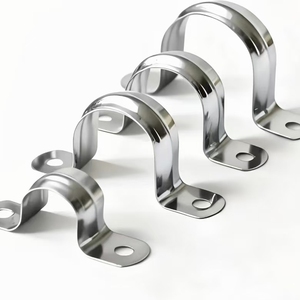 <span class=keywords><strong>Pince</strong></span> <span class=keywords><strong>à</strong></span> clipser personnalisée OEM en acier galvanisé, finition zinc, <span class=keywords><strong>pince</strong></span> en U pour fixation de tuyaux - Product Image 2