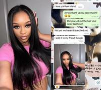 Extensiones de Cabello Humano con Cierre de Encaje HD, Cabello Camboyano de un Solo Donante, Tejido de Cabello, Extensiones con Clip, Peluca de Encaje