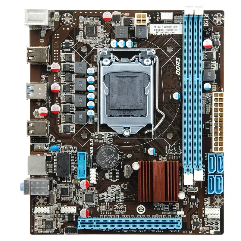 Core I3 I5I7コンピューター用のベストチョイス高速高速Esonic LGA1150H81チップセットマザーボード