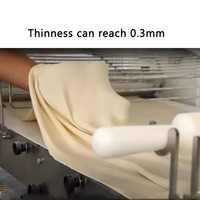 Machine à étaler la pâte à croissants électrique automatique de table pour boulangerie