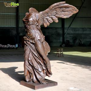 YOUFINE Grande <span class=keywords><strong>Statua</strong></span> di Dea Greca a Grandezza Naturale Scultura in Bronzo da Esterno Donna Senza <span class=keywords><strong>Testa</strong></span> <span class=keywords><strong>Statua</strong></span> della Vittoria Alata - Product Image 5