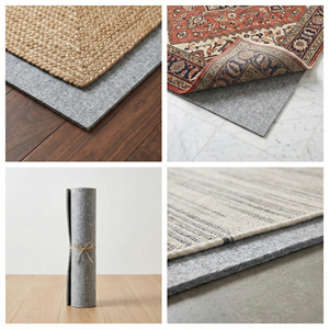 Tapis <span class=keywords><strong>de</strong></span> sol premium <span class=keywords><strong>de</strong></span> 1/4 pouce d'épaisseur 8x10 pieds - Sous-couche adhésive antidérapante pour sols en bois dur - Product Image 5