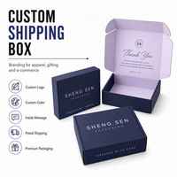 Cajas de Embalaje Rosas Personalizadas para Envío de Zapatos y Tenis, Cajas de Cartón Corrugado Transparentes con Impresión Personalizada