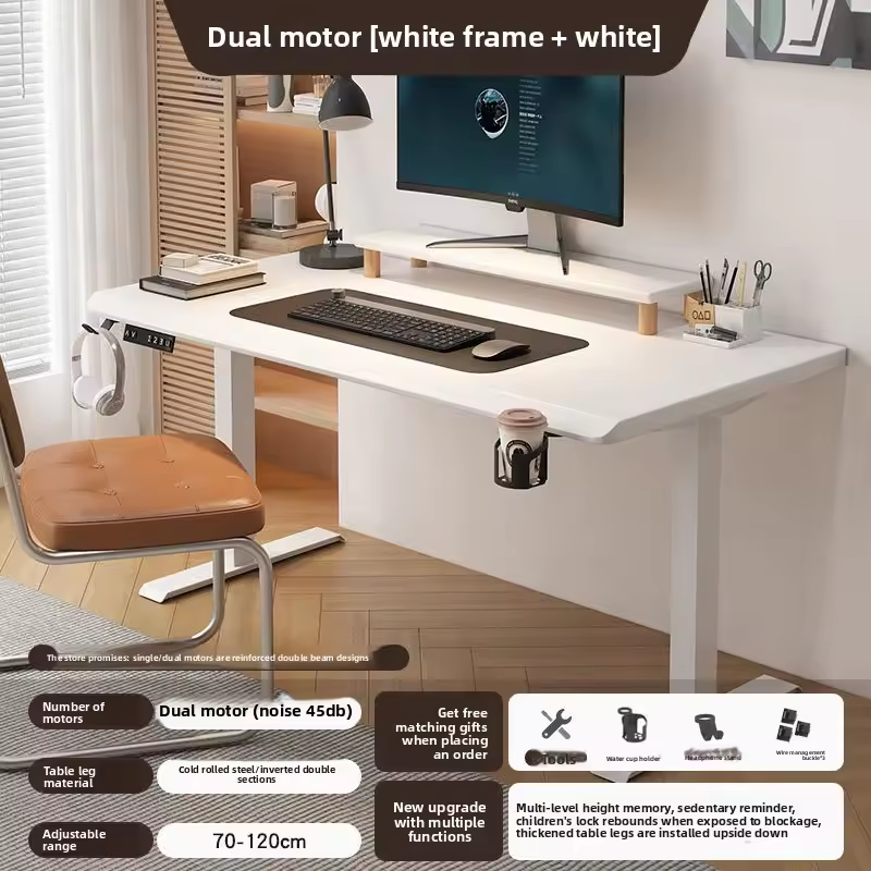 Plateau de table en bois massif blanc