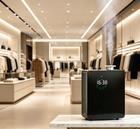 Diffuseur intelligent à double fluide commercial, en métal, avec paramètres de fonctionnement personnalisables, couvrant une surface de 2000 mètres cubes.