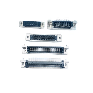 Góc bên phải trên tàu 1.27mm Pitch SCSI nữ nam 14-100 Pin PCB kết nối 20-100 đồng liên hệ với vít điện khác nhau Pin đếm - Product Image 1