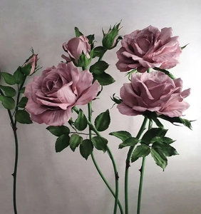 Rosas Gigantes Artificiales de <span class=keywords><strong>EVA</strong></span> Rosa, Decoración para Bodas y Fiestas, Exhibición para Tiendas, Venta Caliente - Product Image 2