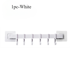 Support mural adhésif robuste en PP pour manteaux et chapeaux, idéal pour la cuisine et la salle de bain, pour le rangement de vêtements et serviettes - Product Image 2