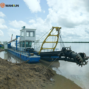Prix d'usine Drague à sable fluvial de 10 pouces pour l'exploitation minière Drague diesel/bateau/sable et gravier Dragues à aspiration à coupe - Product Image 4