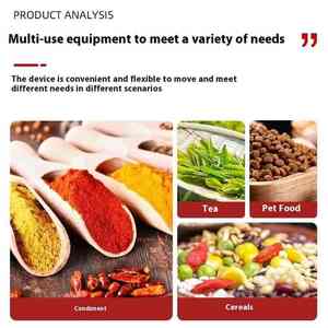 Alimentateur de vis semi-automatique industriel à vis sans fin pour sel, lait en poudre, talc pour bébé, poudre pour le visage, épices, remplissage de bouteilles, emballage de boissons et sachets - Product Image 4