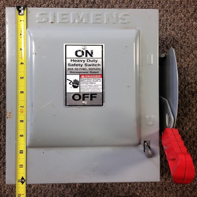New and Original 30 AMP NON FUSED HEAVY DUTY SAFETY SWITCH 600V AC/DC HNF261 Stock in Warehouse