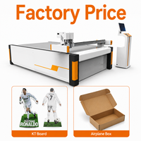 Máquina de Corte CNC Digital de Cama Plana con Cuchilla Oscilante para Cajas de Cartón Corrugado y Tablero KT