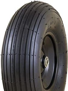 Ruedas de espuma de PU sólidas y sin cámara 4.00-6 con llanta de acero para carretillas de jardín y carros de mano - Recurso de fábrica - Product Image 4