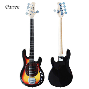 Paisen pas cher prix usine 34 pouces Basswood Wood électrique guitare <span class=keywords><strong>basse</strong></span> <span class=keywords><strong>5</strong></span> cordes - Product Image 1