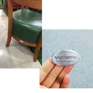 Kim Loại 3d Nổi Rasied Khắc Nhôm Dính Tên Tấm Sticker Nhãn Logo Thẻ Huy Hiệu - Product Image 4