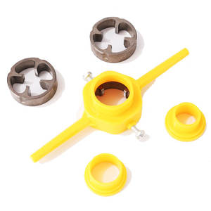 Herramienta roscadora de tubos de PVC de 1/2, 3/4 y 1 pulgada, juego de matrices manuales para roscas NPT de tuberías de agua - Product Image 5