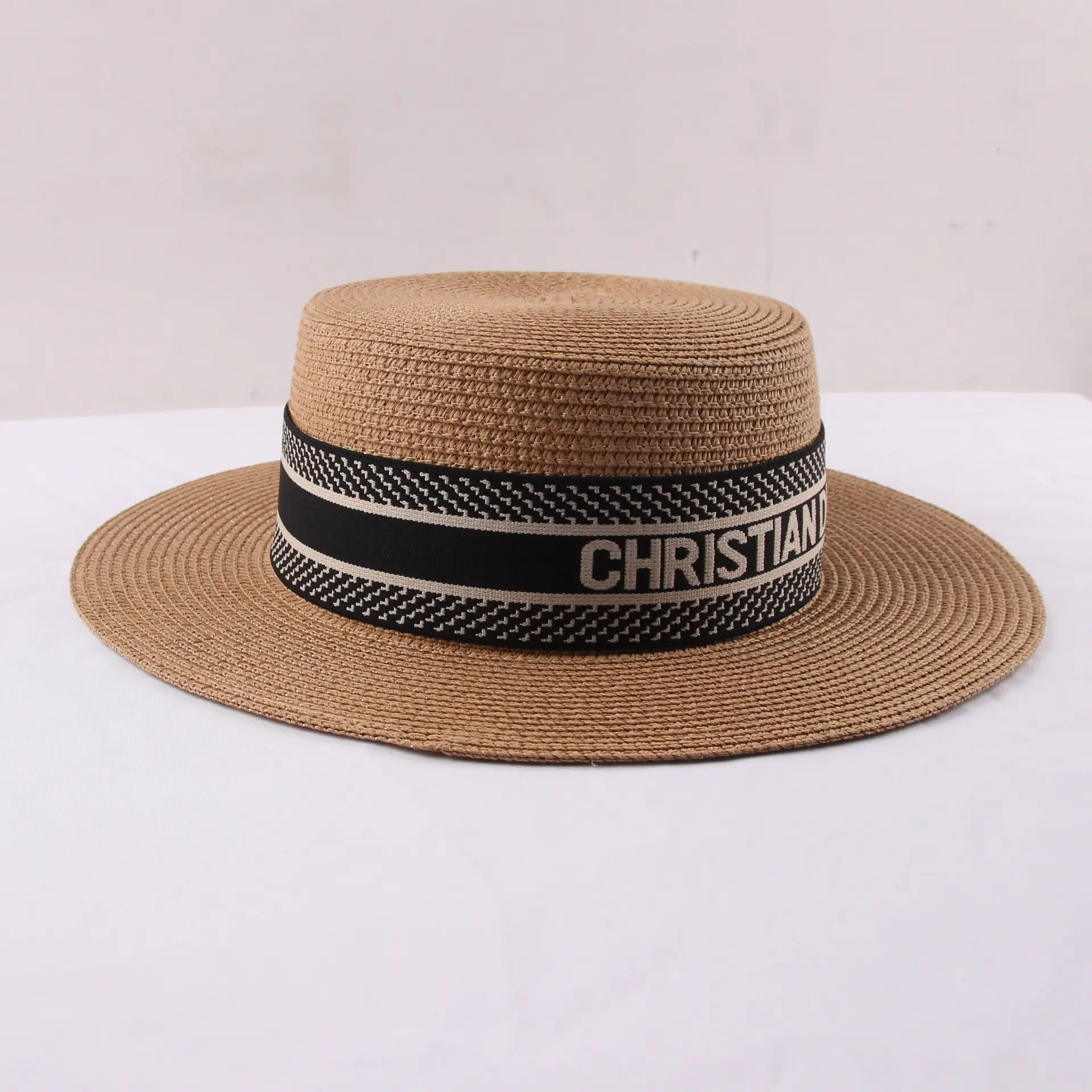 Şemsiye tatil Vacation rios lüks katalog çevre dostu hasır şapkalar çanta dokuma şapka güneşlik yaz plaj Visor kap tasarımcı şapka