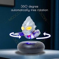 Mini detalles realistas levitación magnética flotante Ultraman Tiga figura de Anime precisa modelo de superhéroe para fanáticos y coleccionistas
