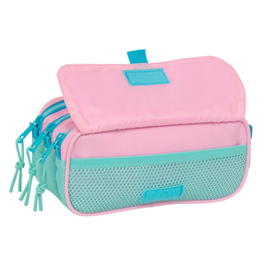 Estuche <span class=keywords><strong>de</strong></span> lápices con 3 compartimentos y cremallera, estuche <span class=keywords><strong>de</strong></span> lápices <span class=keywords><strong>rosa</strong></span> personalizado para niñas, organizador <span class=keywords><strong>de</strong></span> lápices, portalápices <span class=keywords><strong>de</strong></span> gran capacidad, venta al por mayor <span class=keywords><strong>de</strong></span> fábrica. - Product Image 2