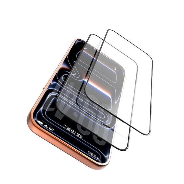 High Quality HD Clear 9H Full Coverage 2.5D Tempered Glass Screen Protector Anti-Fingerprint Coating for iPhone Samsung Series