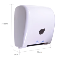 Distributeur automatique de papier toilette mural, à piles, écologique, étanche, à découpe automatique, pour rouleaux jumbo